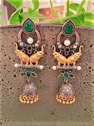 Brass Traditional Earrings